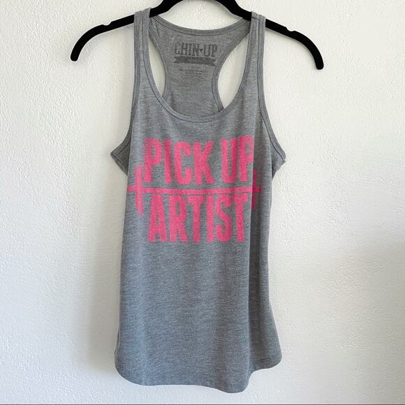 Chin Up Apparel Pick Up Artist Graphic Tank Size Small - Picture 1 of 6